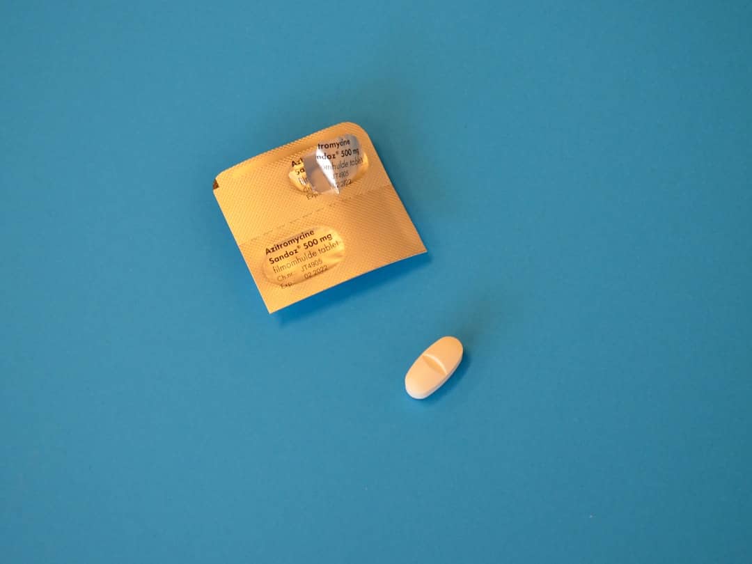Photo Acne pills