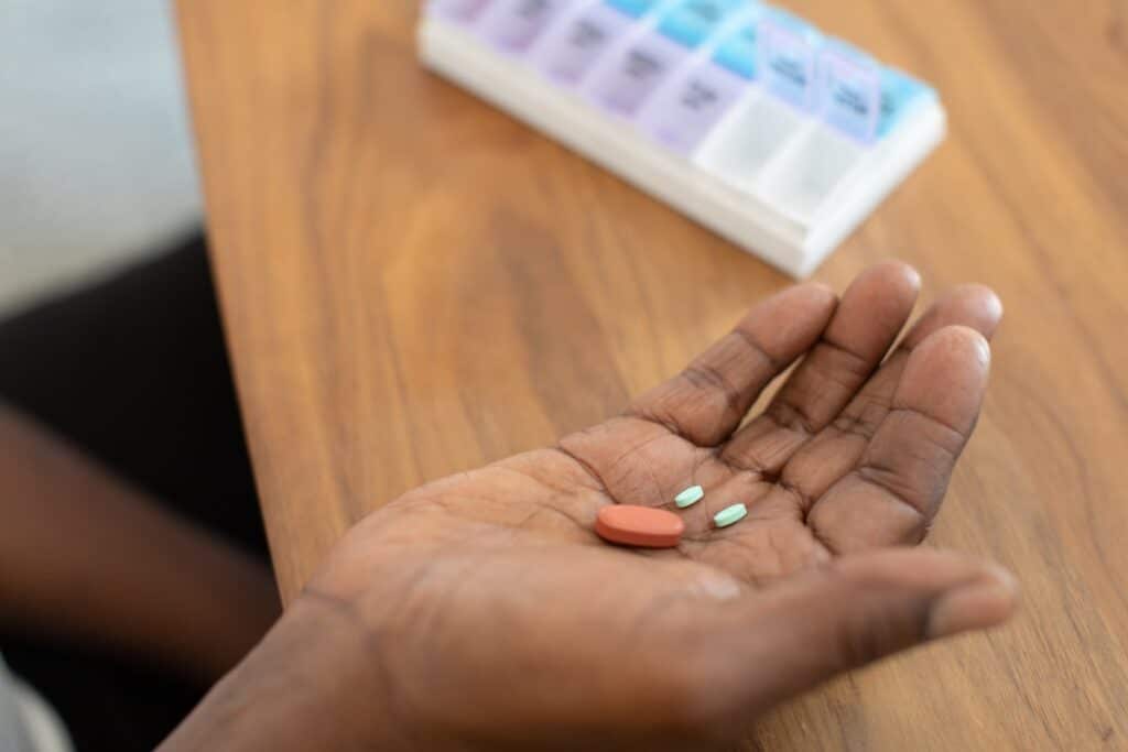 Photo Estrogen pills