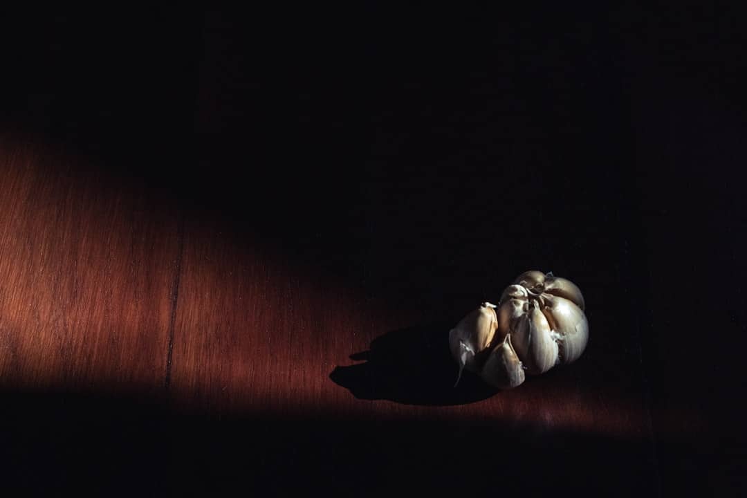 Photo Garlic capsules
