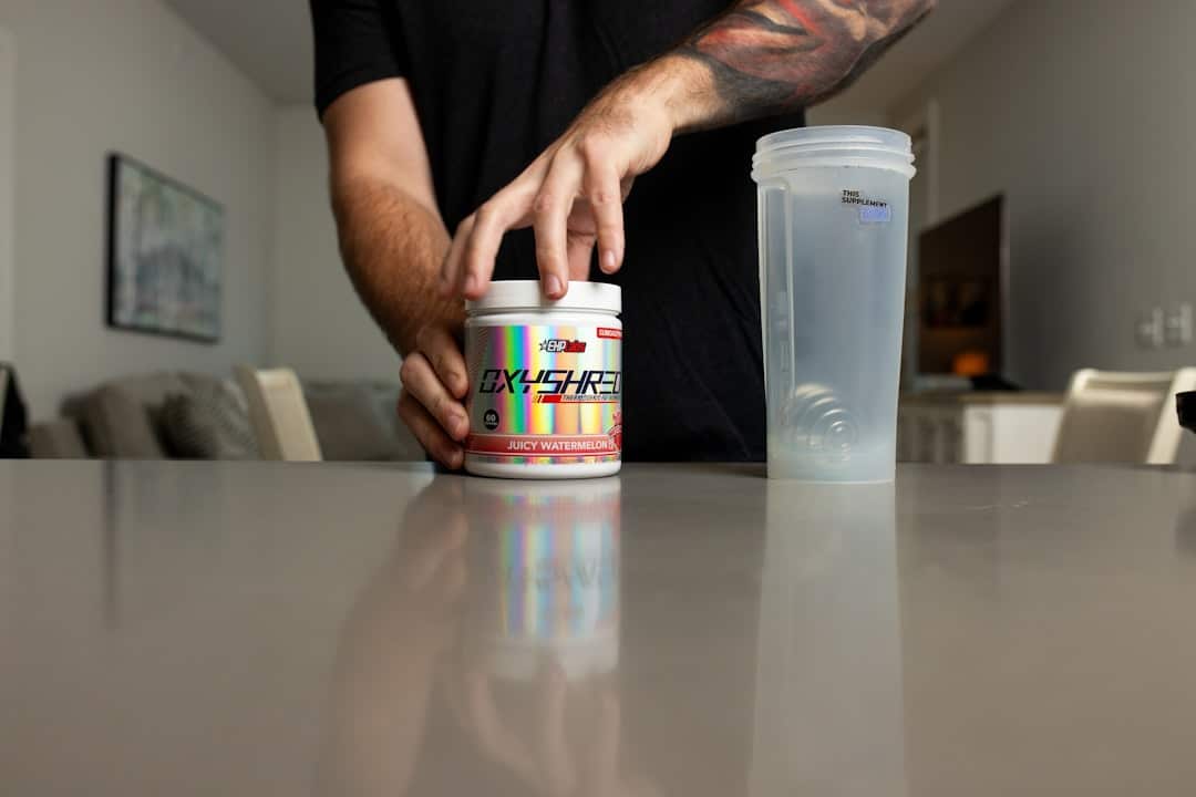 Photo Bottle of supplements