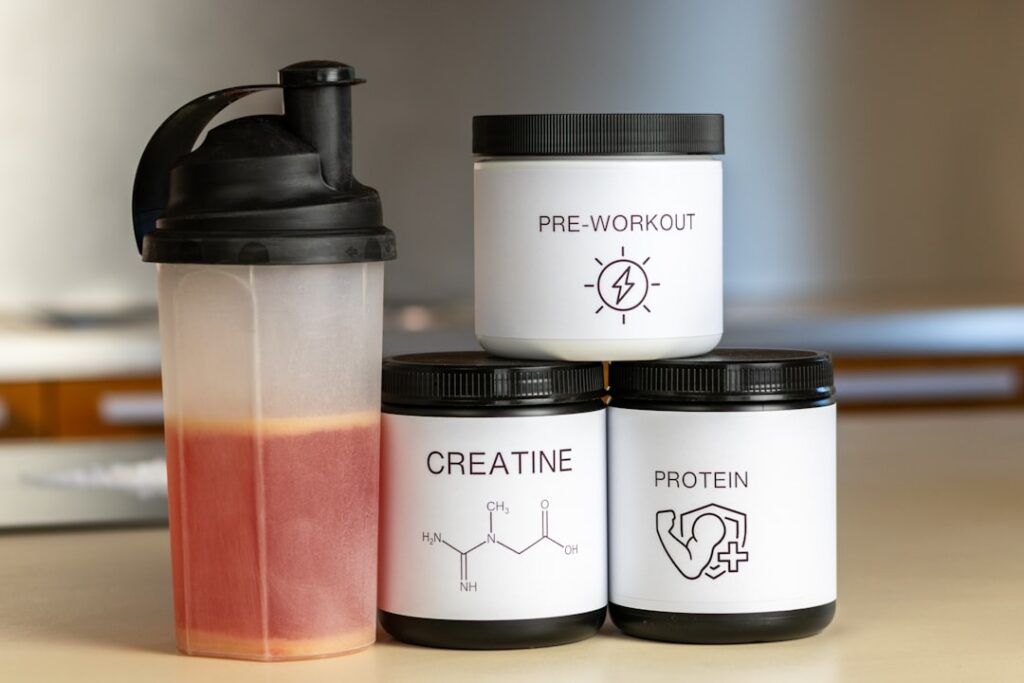 Photo Bottle of supplements