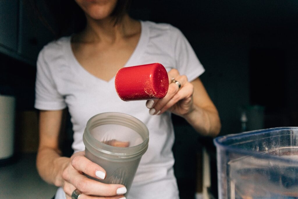 Photo Protein powder