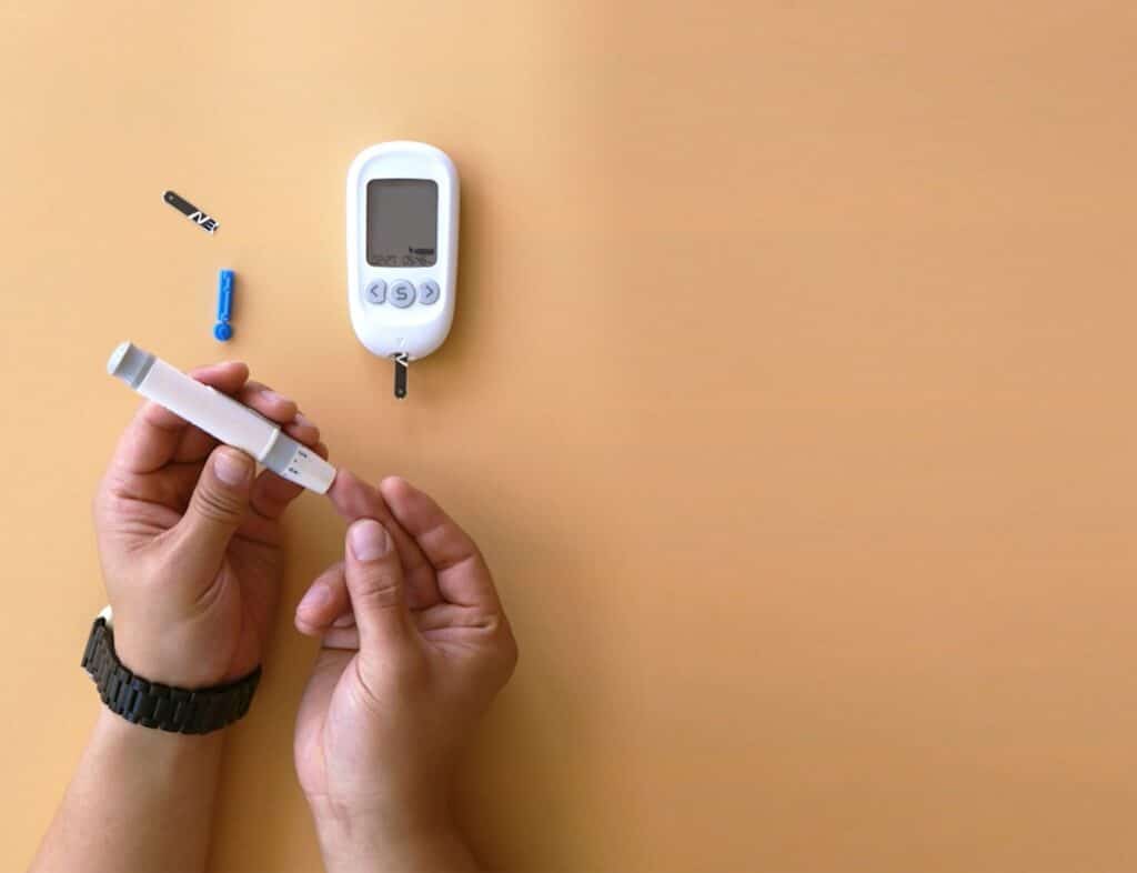 Photo Blood sugar monitor