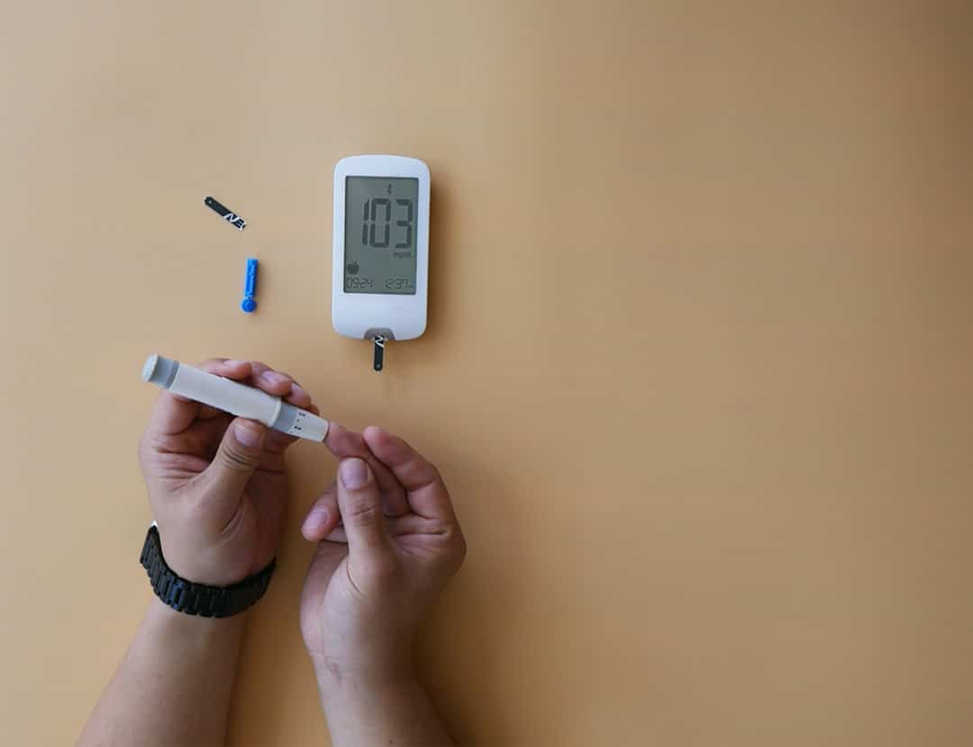 Photo Blood sugar monitor