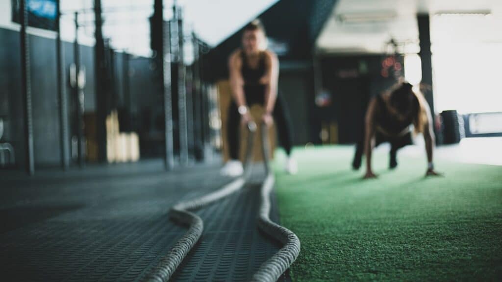 Photo Eco-friendly gym equipment