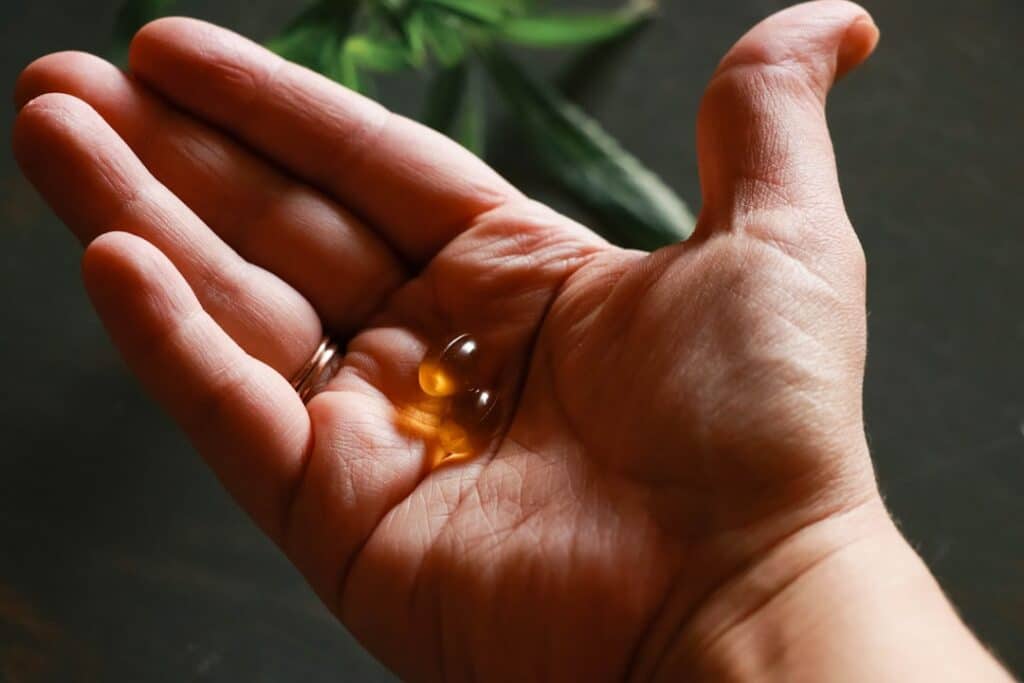 Photo Turmeric capsules