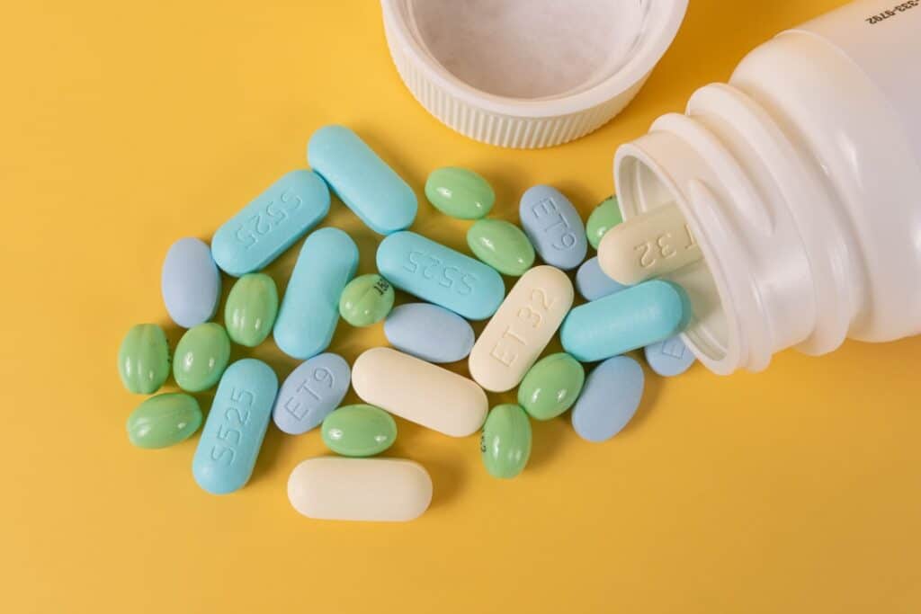 Photo Bottle of capsules