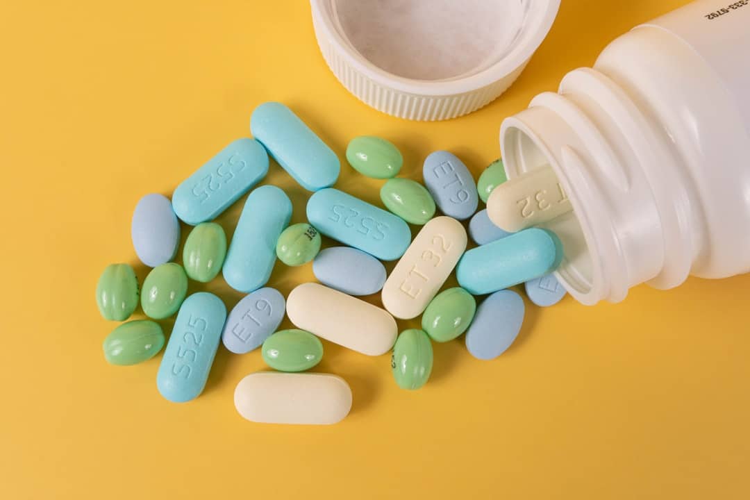 Photo Bottle of capsules