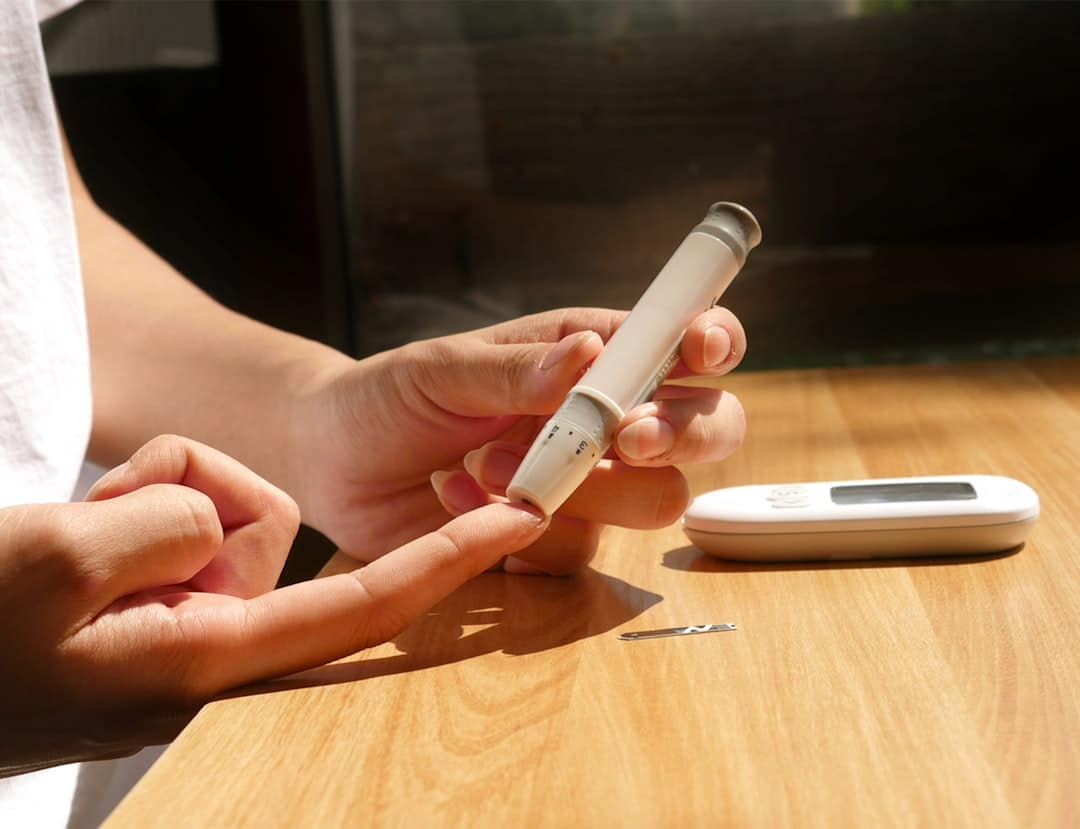 Photo Blood sugar monitor