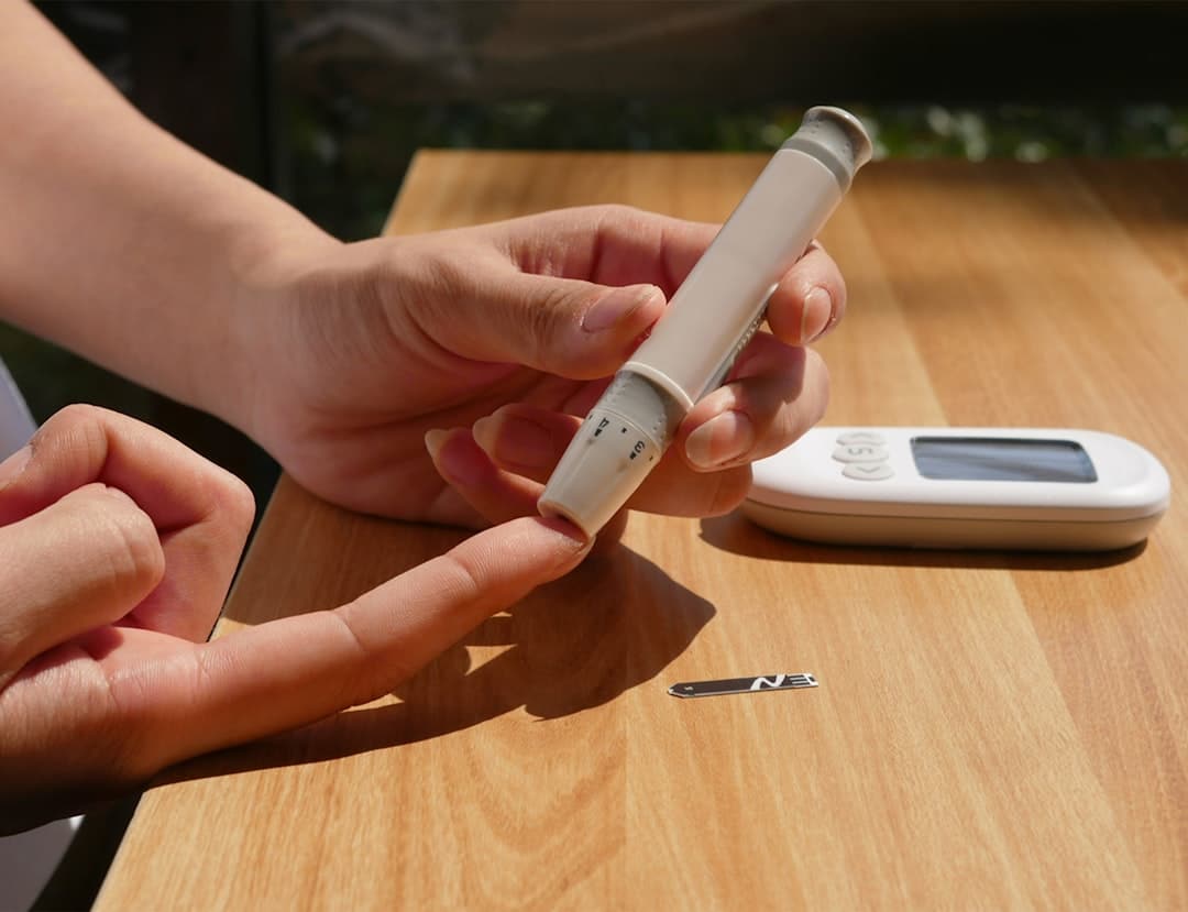 Photo Blood sugar monitor
